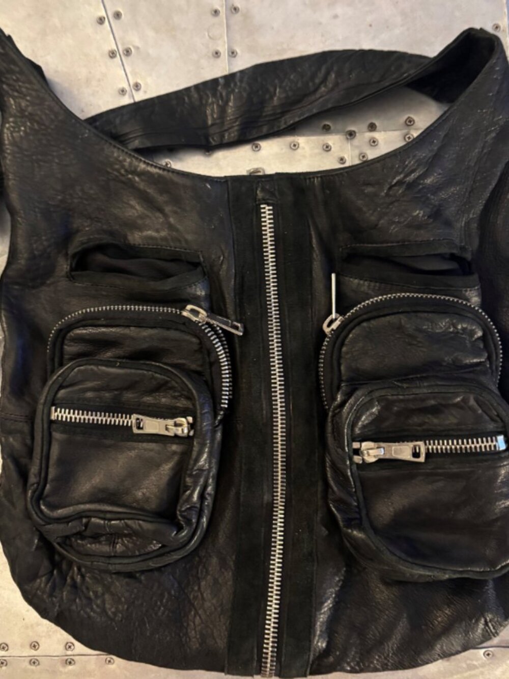 Alexander Wang Unisex Leather Shoulder Bag